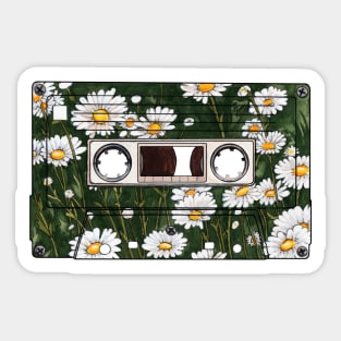 Daisy Cassette Tape Sticker